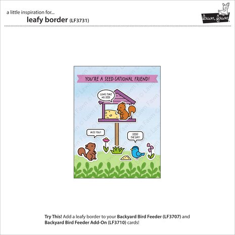 Lawn Fawn Leafy Border Dies (LF3731) Lawn Fawn Leafy Border Dies (LF3731)