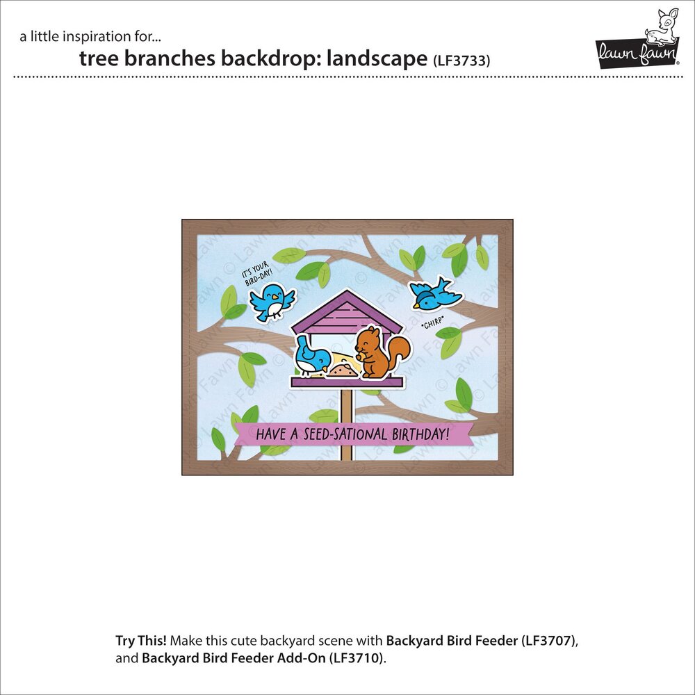 Lawn Fawn Tree Branches Backdrop Landscape Dies (LF3733) Lawn Fawn Tree Branches Backdrop Landscape Dies (LF3733)