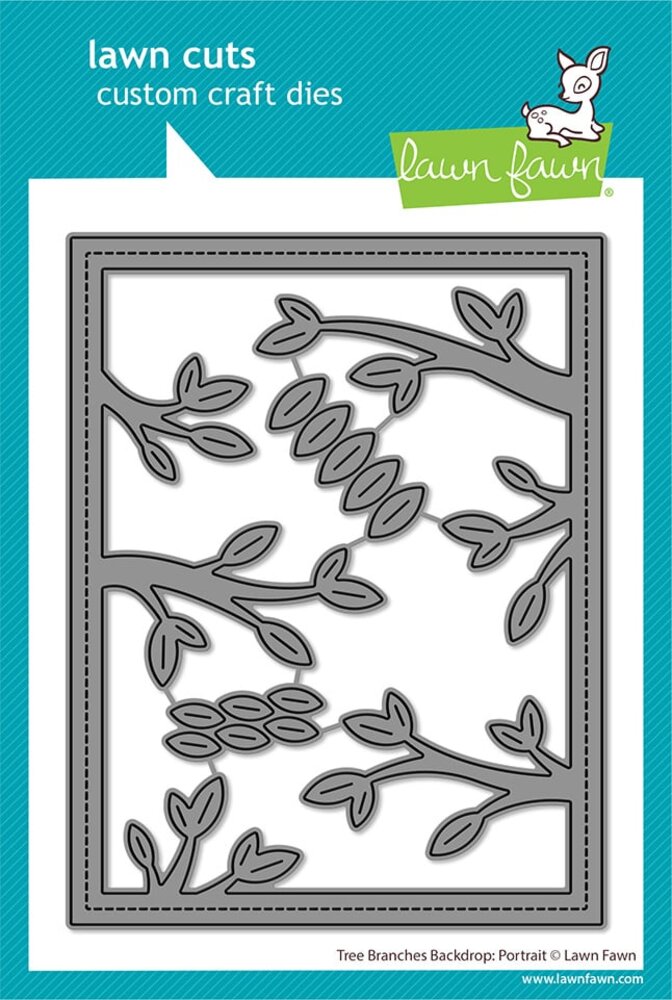 Lawn Fawn Tree Branches Backdrop Portrait Dies (LF3734) Lawn Fawn Tree Branches Backdrop Portrait Dies (LF3734)