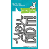 Lawn Fawn Giant You Did It Dies (LF3735)