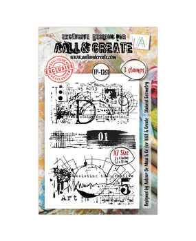 AALL and Create Clear Stamp Set A7 Stained Geometry (AALL-TP-1261) AALL and Create Clear Stamp Set A7 Stained Geometry (AALL-TP-1261)