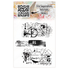 AALL and Create Clear Stamp Set A7 Stained Geometry (AALL-TP-1261) AALL and Create Clear Stamp Set A7 Stained Geometry (AALL-TP-1261)