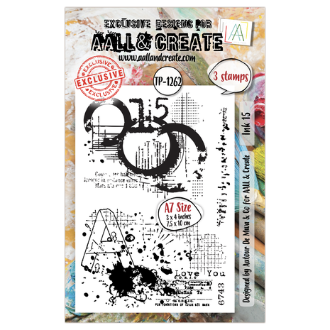 AALL and Create Clear Stamp Set A7 Ink 15 (AALL-TP-1262) AALL and Create Clear Stamp Set A7 Ink 15 (AALL-TP-1262)