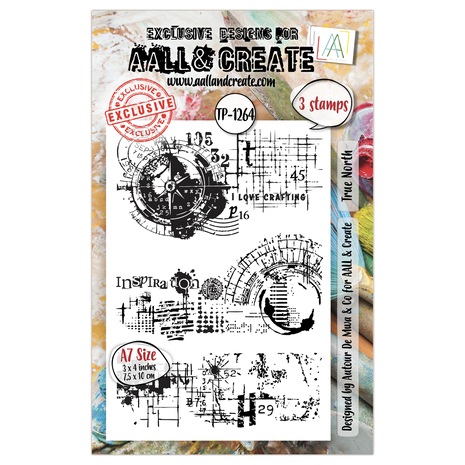 AALL and Create Clear Stamp Set A7 True North (AALL-TP-1264) AALL and Create Clear Stamp Set A7 True North (AALL-TP-1264)