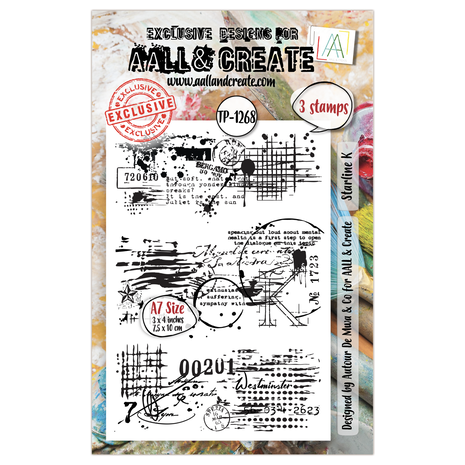 AALL and Create Clear Stamp Set A7 Starline K (AALL-TP-1268) AALL and Create Clear Stamp Set A7 Starline K (AALL-TP-1268)