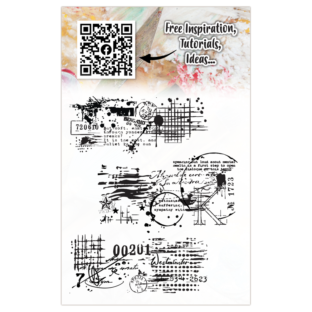 AALL and Create Clear Stamp Set A7 Starline K (AALL-TP-1268) AALL and Create Clear Stamp Set A7 Starline K (AALL-TP-1268)