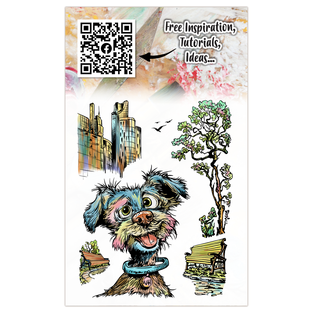 AALL and Create Clear Stamp Set A6 Skyline Sniffs (AALL-TP-1269) AALL and Create Clear Stamp Set A6 Skyline Sniffs (AALL-TP-1269)