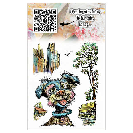 AALL and Create Clear Stamp Set A6 Skyline Sniffs (AALL-TP-1269) AALL and Create Clear Stamp Set A6 Skyline Sniffs (AALL-TP-1269)
