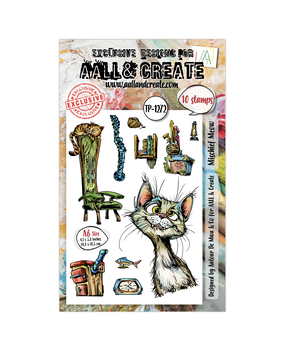 AALL and Create Clear Stamp Set A6 Mischief Meow (AALL-TP-1272)