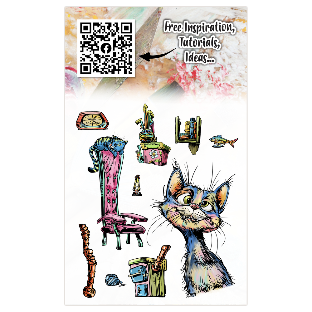 AALL and Create Clear Stamp Set A6 Mischief Meow (AALL-TP-1272)