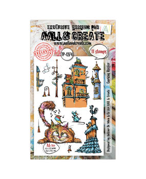 AALL and Create Clear Stamp Set A6 Curious Roofer (AALL-TP-1274)