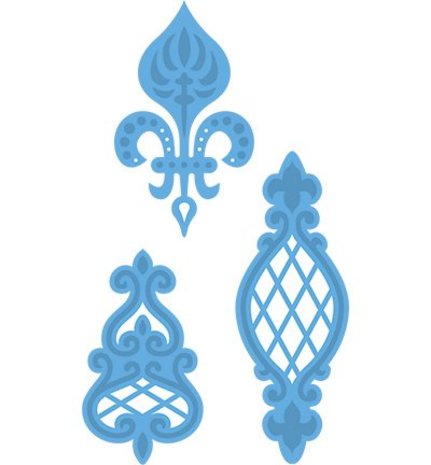 Marianne Design Creatable Anja's Vintage 3 Ornaments (LR0273) Marianne Design Creatable Anja's Vintage 3 Ornaments (LR0273)