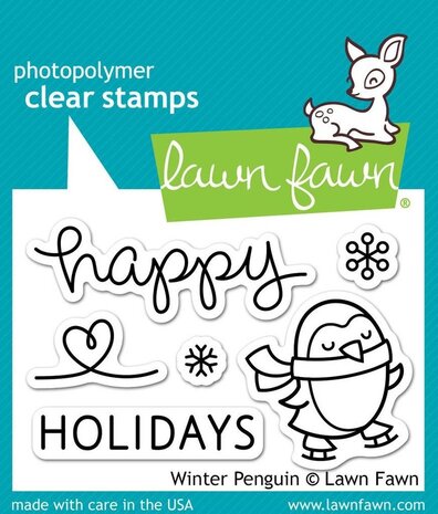 Lawn Fawn Winter Penguin Clear Stamps (LF727) Lawn Fawn Winter Penguin Clear Stamps (LF727)