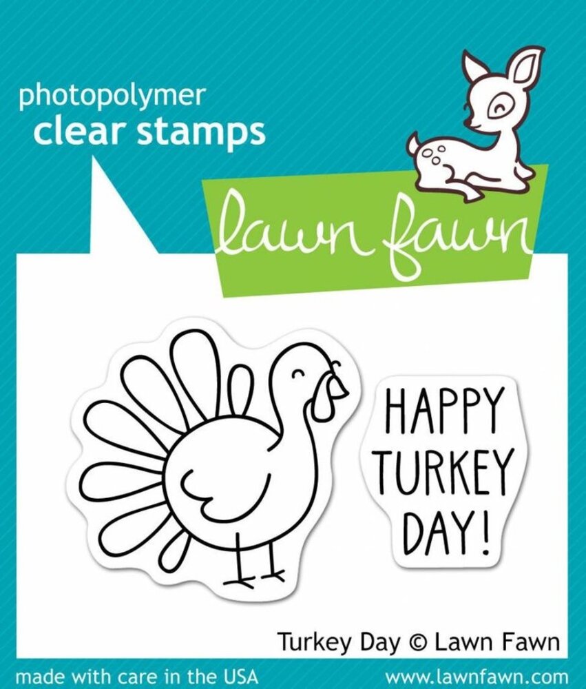 Lawn Fawn Turkey Day Clear Stamps (LF359) Lawn Fawn Turkey Day Clear Stamps (LF359)