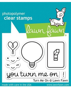 Lawn Fawn Turn Me On Clear Stamps (LF1020)