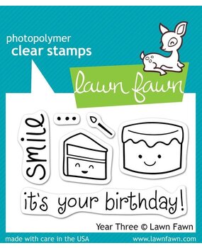Lawn Fawn Year Three Clear Stamps (LF454)