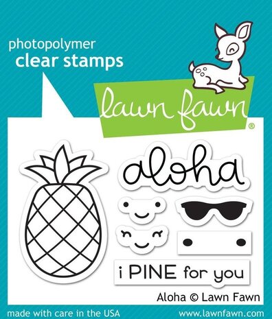 Lawn Fawn Aloha Clear Stamps (LF1417) Lawn Fawn Aloha Clear Stamps (LF1417)