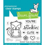 Lawn Fawn Stinkin' Cute Clear Stamps (LF1022)