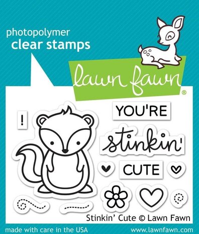 Lawn Fawn Stinkin' Cute Clear Stamps (LF1022) Lawn Fawn Stinkin' Cute Clear Stamps (LF1022)