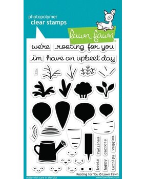 Lawn Fawn Rooting For You Clear Stamps (LF1040)