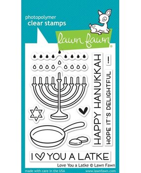 Lawn Fawn Love You A Latke Clear Stamps (LF941) Lawn Fawn Love You A Latke Clear Stamps (LF941)