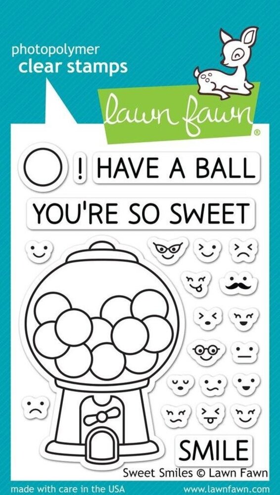Lawn Fawn Sweet Smiles Clear Stamps (LF895)