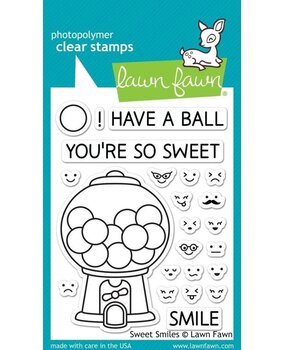 Lawn Fawn Sweet Smiles Clear Stamps (LF895)