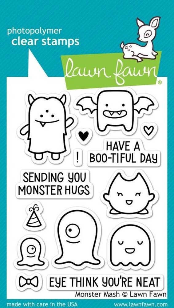 Lawn Fawn Monster Mash Clear Stamps (LF700)
