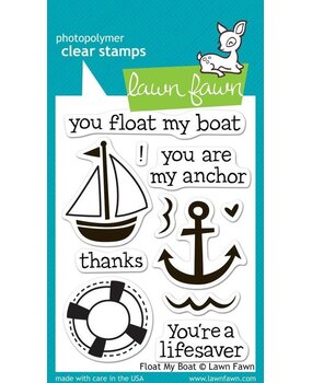 Lawn Fawn Float My Boat Clear Stamps (LF654)
