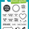 Lawn Fawn Push Here Clear Stamps (LF1415) Lawn Fawn Push Here Clear Stamps (LF1415)