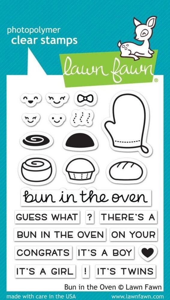 Lawn Fawn Bun In The Oven Clear Stamps (LF1317) Lawn Fawn Bun In The Oven Clear Stamps (LF1317)