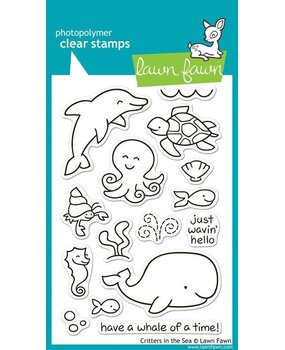 Lawn Fawn Critters In the Sea Clear Stamps (LF311)