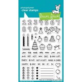Lawn Fawn Plan On It: Birthday Clear Stamps (LF1340)