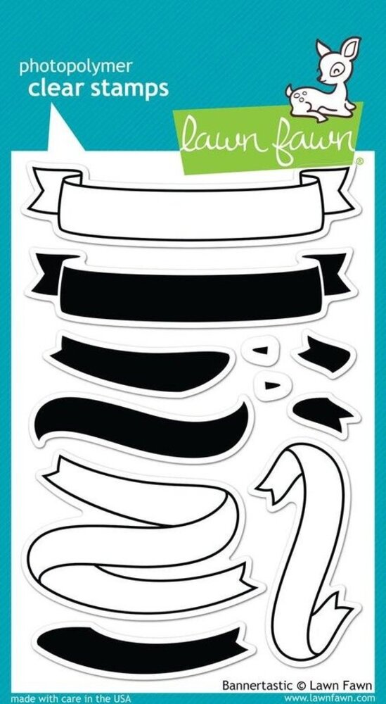 Lawn Fawn Bannertastic Clear Stamps (LF1336)