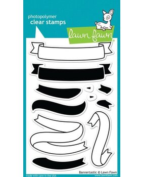 Lawn Fawn Bannertastic Clear Stamps (LF1336)