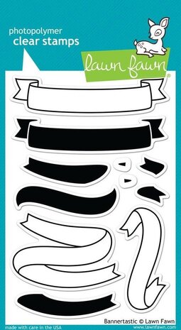 Lawn Fawn Bannertastic Clear Stamps (LF1336)