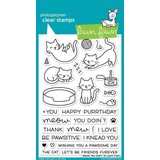 Lawn Fawn Meow You Doin' Clear Stamps (LF1315)