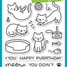 Lawn Fawn Meow You Doin' Clear Stamps (LF1315) Lawn Fawn Meow You Doin' Clear Stamps (LF1315)