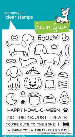 Lawn Fawn Happy Howloween Clear Stamps (LF1206)