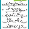 Lawn Fawn Big Scripty Words Clear Stamps (LF1171) Lawn Fawn Big Scripty Words Clear Stamps (LF1171)