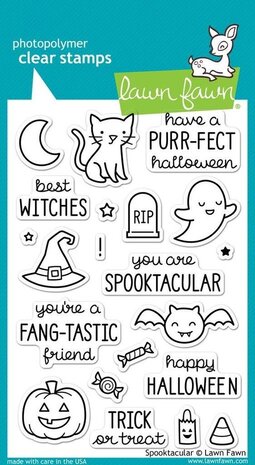 Lawn Fawn Spooktacular Clear Stamps (LF698)