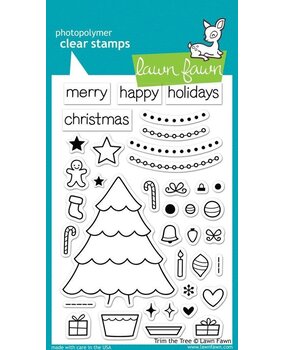 Lawn Fawn Trim the Tree Clear Stamps (LF564) Lawn Fawn Trim the Tree Clear Stamps (LF564)