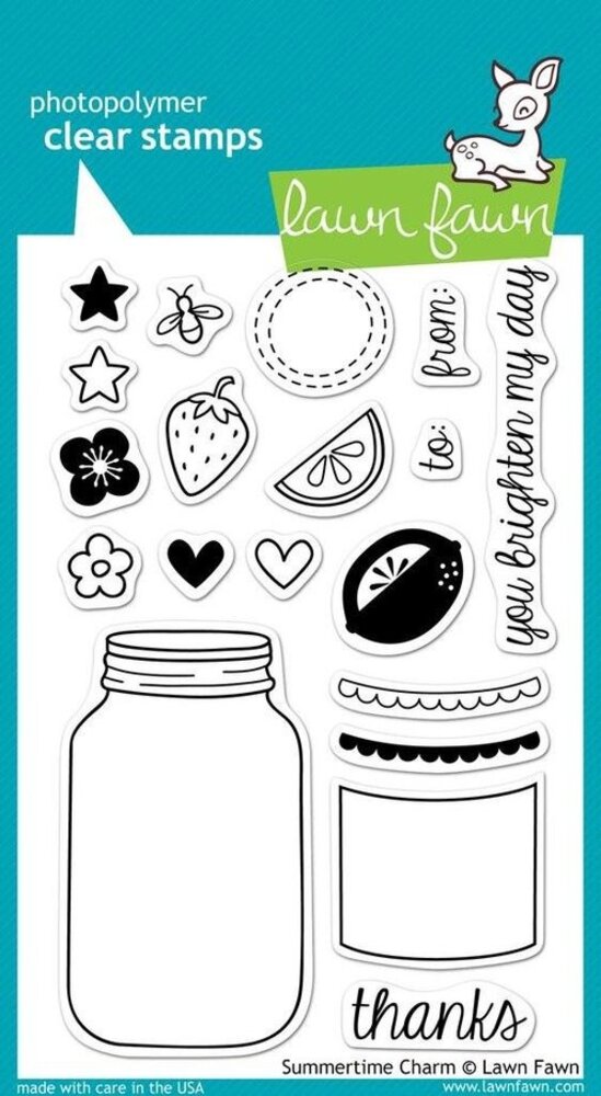 Lawn Fawn Summertime Charm Clear Stamps (LF449) Lawn Fawn Summertime Charm Clear Stamps (LF449)