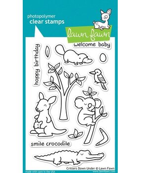 Lawn Fawn Critters Down Under Clear Stamps (LF391) Lawn Fawn Critters Down Under Clear Stamps (LF391)