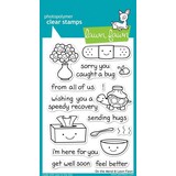 Lawn Fawn On The Mend Clear Stamps (LF351)