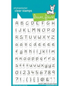 Lawn Fawn Jessie's ABCs Clear Stamps (LF319) Lawn Fawn Jessie's ABCs Clear Stamps (LF319)