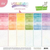 Lawn Fawn Watercolor Wishes Rainbow 12x12 Inch Collection Pack (LF2591)