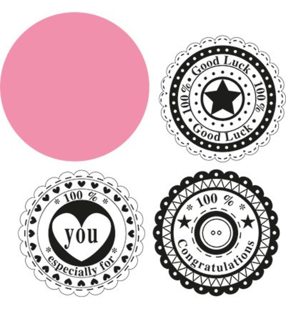 Marianne Design Collectable Circle Die & Sentiments (COL1320) Marianne Design Collectable Circle Die & Sentiments (COL1320)