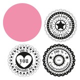 Marianne Design Collectable Circle Die & Sentiments (COL1320)
