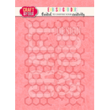 Craft & You Embossing Folder A6 Honeycomb Background (CFE-001)